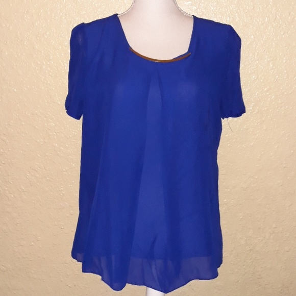 Liv a girl blue blouse top - Picture 1 of 5